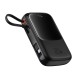 Acumulator Extern Lightning, 2x Type-C, USB, 22.5W, 10000mAh + Cablu Type-C - Baseus Qpow Pro+ (P10067101113-00) - Black Acumulator Extern Lightning, 2x Type-C, USB, 22.5W, 10000mAh + Cablu Type-C - Baseus Qpow Pro+ (P10067101113-00) - Black
