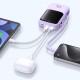 Acumulator Extern Lightning, 2x Type-C, USB, 22.5W, 10000mAh + Cablu Type-C - Baseus Qpow Pro+ (P10067101513-00) - Purple Acumulator Extern Lightning, 2x Type-C, USB, 22.5W, 10000mAh + Cablu Type-C - Baseus Qpow Pro+ (P10067101513-00) - Purple