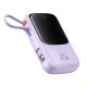 Acumulator Extern Lightning, 2x Type-C, USB, 22.5W, 10000mAh + Cablu Type-C - Baseus Qpow Pro+ (P10067101513-00) - Purple Acumulator Extern Lightning, 2x Type-C, USB, 22.5W, 10000mAh + Cablu Type-C - Baseus Qpow Pro+ (P10067101513-00) - Purple
