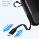 Acumulator Extern Lightning, 2x Type-C, USB, 22.5W, 20000mAh + Cablu Type-C - Baseus Qpow Pro+ (P10067103113-00) - Black Acumulator Extern Lightning, 2x Type-C, USB, 22.5W, 20000mAh + Cablu Type-C - Baseus Qpow Pro+ (P10067103113-00) - Black