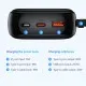 Acumulator Extern Lightning, 2x Type-C, USB, 22.5W, 20000mAh + Cablu Type-C - Baseus Qpow Pro+ (P10067103113-00) - Black Acumulator Extern Lightning, 2x Type-C, USB, 22.5W, 20000mAh + Cablu Type-C - Baseus Qpow Pro+ (P10067103113-00) - Black