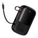 Acumulator Extern Lightning, 2x Type-C, USB, 22.5W, 20000mAh + Cablu Type-C - Baseus Qpow Pro+ (P10067103113-00) - Black Acumulator Extern Lightning, 2x Type-C, USB, 22.5W, 20000mAh + Cablu Type-C - Baseus Qpow Pro+ (P10067103113-00) - Black
