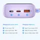 Acumulator Extern Lightning, 2x Type-C, USB, 22.5W, 20000mAh + Cablu Type-C - Baseus Qpow Pro+ (P10067103513-00) - Purple Acumulator Extern Lightning, 2x Type-C, USB, 22.5W, 20000mAh + Cablu Type-C - Baseus Qpow Pro+ (P10067103513-00) - Purple
