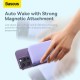 Acumulator Extern Type-C, Incarcare Wireless, 20W, 20000mAh + Cablu Type-C, 30cm - Baseus Mini (PPCX150005) - Purple