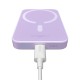 Acumulator Extern Type-C, Incarcare Wireless, 20W, 6000mAh + Cablu Type-C, 30cm - Baseus Mini Air (P10059002513-00) - Purple