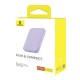 Acumulator Extern Type-C, Incarcare Wireless, 20W, 6000mAh + Cablu Type-C, 30cm - Baseus Mini Air (P10059002513-00) - Purple