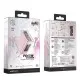 Acumulator pentru Priza, 2 X USB-C, USB, GaN, PD65W - Acesfast (A45) - Cherry Blossom Acumulator pentru Priza, 2 X USB-C, USB, GaN, PD65W - Acesfast (A45) - Cherry Blossom