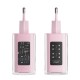 Acumulator pentru Priza, 2 X USB-C, USB, GaN, PD65W - Acesfast (A45) - Cherry Blossom