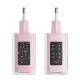 Acumulator pentru Priza, 2 X USB-C, USB, GaN, PD65W - Acesfast (A45) - Cherry Blossom Acumulator pentru Priza, 2 X USB-C, USB, GaN, PD65W - Acesfast (A45) - Cherry Blossom