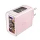Acumulator pentru Priza, 2 X USB-C, USB, GaN, PD65W - Acesfast (A45) - Cherry Blossom Acumulator pentru Priza, 2 X USB-C, USB, GaN, PD65W - Acesfast (A45) - Cherry Blossom