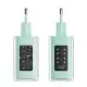 Acumulator pentru Priza, 2 X USB-C, USB, GaN, PD65W - Acesfast (A45) - Mountain mist