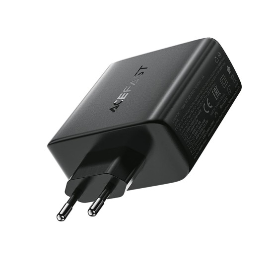 Acumulator pentru Priza EU, 3x Type-C, USB-A, GaN2, PD100W, Universal - Acefast (A94) - Black