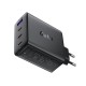Acumulator pentru Priza EU, 3x Type-C, USB-A, GaN2, PD100W, Universal - Acefast (A94) - Black