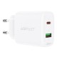 Acumulator pentru Priza, USB, Type-C, 20W, Fast Charging - Acefast (A25) - White
