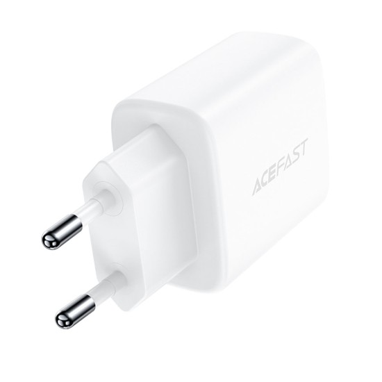 Acumulator pentru Priza, USB, Type-C, 20W, Fast Charging - Acefast (A25) - White