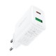 Acumulator pentru Priza, USB, Type-C, 20W, Fast Charging - Acefast (A25) - White