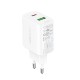 Acumulator pentru Priza, USB, Type-C, 20W, Fast Charging - Acefast (A25) - White
