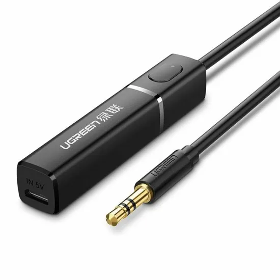Adaptor Audio Jack 3.5mm la Bluetooth - Ugreen CM107 (40761) - Black Adaptor Audio Jack 3.5mm la Bluetooth - Ugreen CM107 (40761) - Black