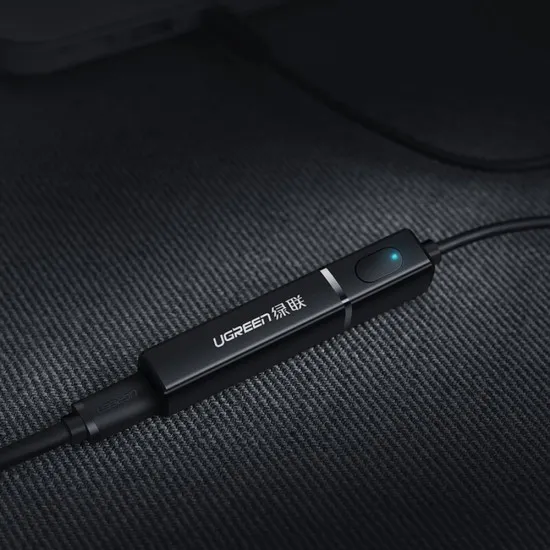 Adaptor Audio Jack 3.5mm la Bluetooth - Ugreen CM107 (40761) - Black Adaptor Audio Jack 3.5mm la Bluetooth - Ugreen CM107 (40761) - Black