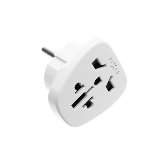 Adaptor EU, Policarbonat, 10A - Fixed (FIXCT-EU) - White