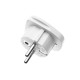 Adaptor EU, Policarbonat, 10A - Fixed (FIXCT-EU) - White