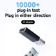 Adaptor Fast Charging, Type-C to USB 3.0, Data Transmission, 5Gbps - Acefast (J2) - Black