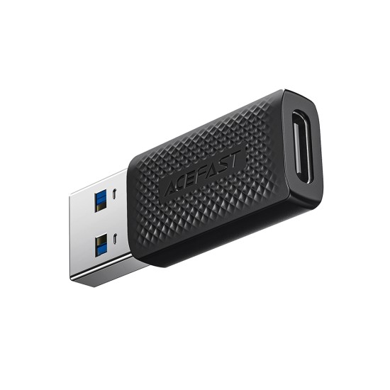 Adaptor Fast Charging, Type-C to USB 3.0, Data Transmission, 5Gbps - Acefast (J2) - Black