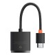 Adaptor HDMI la VGA, Jack 3.5mm, Micro-USB Intrare Curent, 1080P, 60Hz - Baseus Lite Series (WKQX010101) - Black