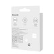 Adaptor Inel Incarcare MagSafe (set 2) - Baseus Magnetic Series (PCCH000012) - Silver