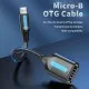 Adaptor Micro-USB la USB 2.0, cu Functia OTG, 480Mbps, 0.15m - Vention (CCUBB) - Black Adaptor Micro-USB la USB 2.0, cu Functia OTG, 480Mbps, 0.15m - Vention (CCUBB) - Black