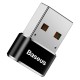 Adaptor OTG Type-C la USB - Baseus (CAAOTG-01) - Black