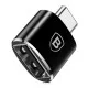 Adaptor OTG USB la Type-C 480Mbps, 2.4A - Baseus (CATOTG-01) - Black Adaptor OTG USB la Type-C 480Mbps, 2.4A - Baseus (CATOTG-01) - Black