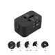 Adaptor pentru Priza 2 x USB, EU, UK, AUS, US - Techsuit (HHT202) - Black