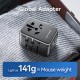 Adaptor pentru Priza EU la US, UK, AUS, Type-C, 2x USB, Fast Charging, 20W - Vention (FJEB0) - Black Adaptor pentru Priza EU la US, UK, AUS, Type-C, 2x USB, Fast Charging, 20W - Vention (FJEB0) - Black