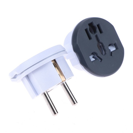 Adaptor pentru Priza, EU, UK, AUS, US - Techsuit (C529) - Grey / White