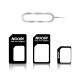 Adaptor pentru SIM, Nano, Micro - Techsuit Unlimited Innovation - Black