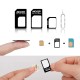 Adaptor pentru SIM, Nano, Micro - Techsuit Unlimited Innovation - Black