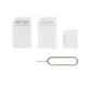 Adaptor pentru SIM, Nano, Micro - Techsuit Unlimited Innovation - White