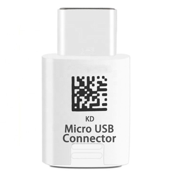 Adaptor Type-C la Micro-USB - Samsung (EE-GN930BWEGWW) - White (Blister Packing)