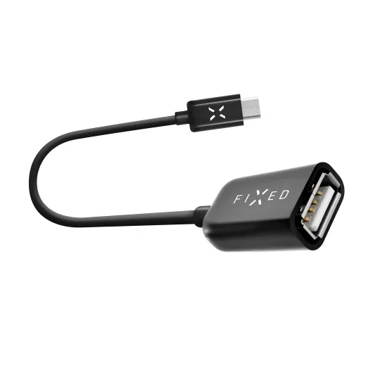 Adaptor Type-C la USB 2.0, 20cm - Fixed (FIXA-CTOA-BK) - Black Adaptor Type-C la USB 2.0, 20cm - Fixed (FIXA-CTOA-BK) - Black