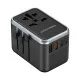 Adaptor Universal Priza EU, UK, AUS, US, 2x USB-C, 2x USB, GaN, 65W, Fast Charging - Vention (FJFB0) - Black Adaptor Universal Priza EU, UK, AUS, US, 2x USB-C, 2x USB, GaN, 65W, Fast Charging - Vention (FJFB0) - Black