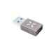 Adaptor USB 3.0 la Type-C, 5Gbps, 2.4A, aluminiu - Fixed (FIXA-CU-GR) - Grey