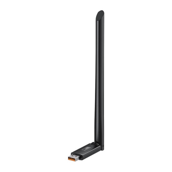 Adaptor WiFi cu antena 300Mbps Windows/Linux - Baseus FastJoy BS-OH172 (B01317600111-01) - Black