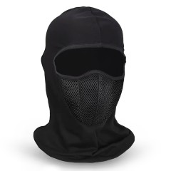 Balaclava Masca pentru Sporturi de Iarna, Airsoft, Paintball, Poliester  - Techsuit (BLC6) - Black Balaclava Masca pentru Sporturi de Iarna, Airsoft, Paintball, Poliester  - Techsuit (BLC6) - Black