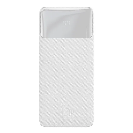 Baterie externa 10000mAh, 15W - Baseus Bipow Digital Display (PPBD050002) - White Baterie externa 10000mAh, 15W - Baseus Bipow Digital Display (PPBD050002) - White