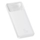 Baterie externa 10000mAh, 15W - Baseus Bipow Digital Display (PPBD050002) - White