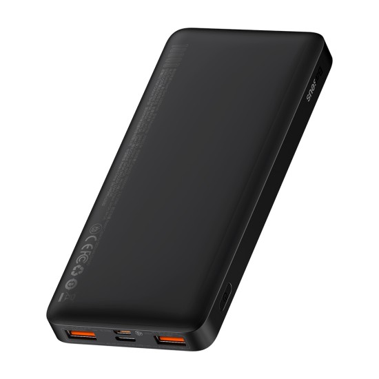 Baterie externa 10000mAh, 20W - Baseus Bipow Digital Display (PPBD050301) - Black