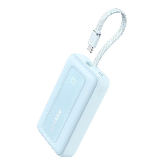 Baterie Externa 10000mAh, 30W - Anker Zolo (A1688031) - Light Blue