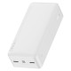 Baterie externa 30000mAh, 15W - Baseus Bipow Digital Display (PPBD050202) - White