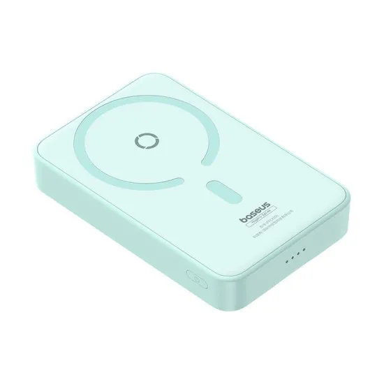 Baterie Externa Magsafe 5000mAh, 20W - Baseus PPCXZ05 (P10064101333-00) - Mint Baterie Externa Magsafe 5000mAh, 20W - Baseus PPCXZ05 (P10064101333-00) - Mint